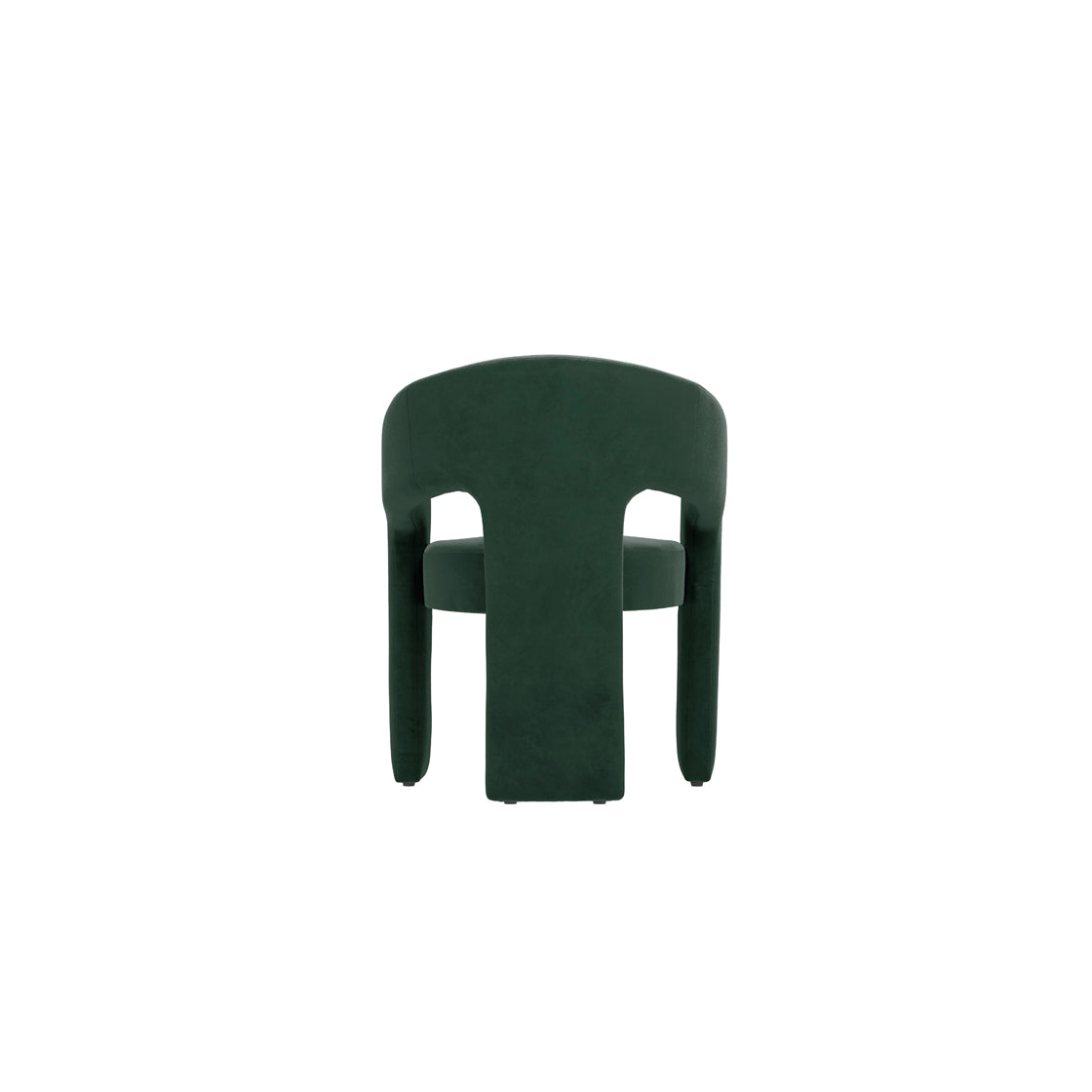 Alba Forest Green Velvet Tripod Dining Chair